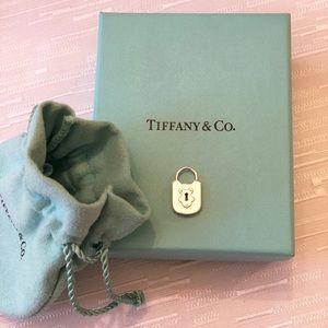 Sterling Silver Tiffany & Co. Hammered Lock Charm